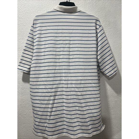 Polo by Ralph Lauren Collar 3 Button Short Sleeve Stripe Design Men's Size XXL - Picture 7 of 12